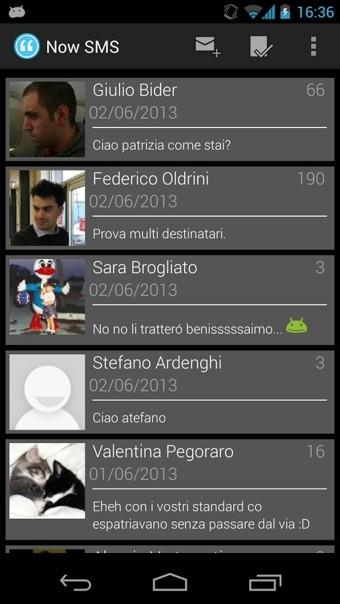 Now SMS