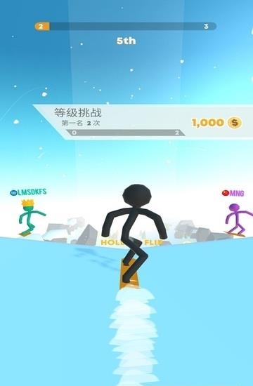 火柴人雪地赛