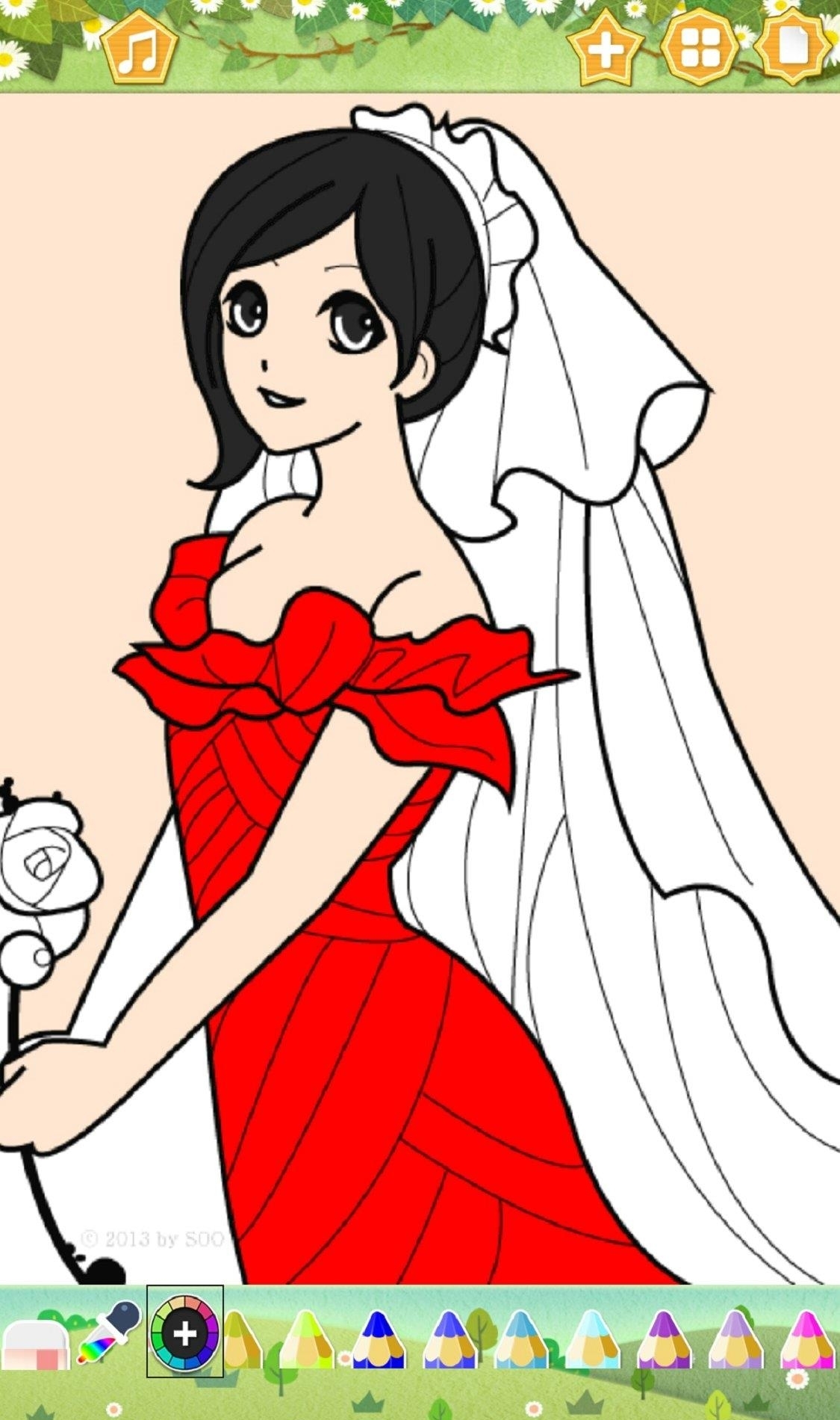 美少女涂色画  v8.0图3