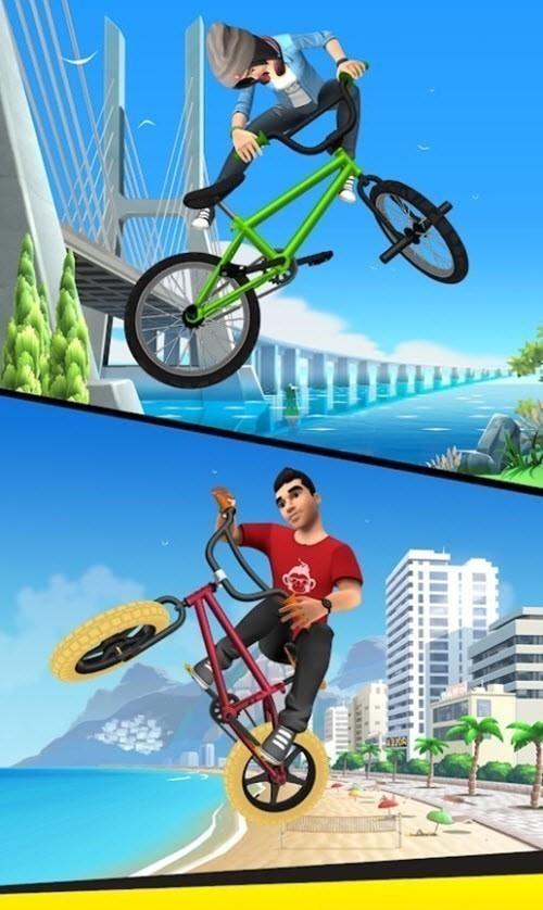 城市翻转骑手特技  v2.28图1