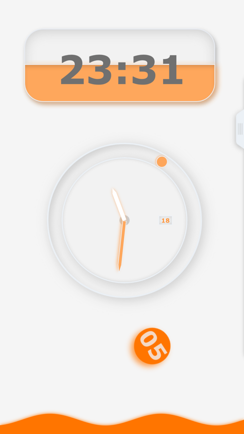 自由桌面时钟  v1.0.0图1
