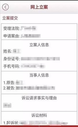 诉讼服务