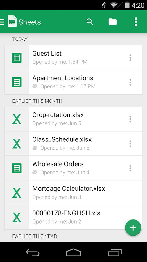 Google表格