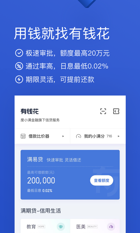 有钱花借钱软件