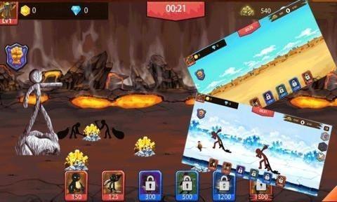 火柴人部落战争无限钻石无限金币  v1.1图1